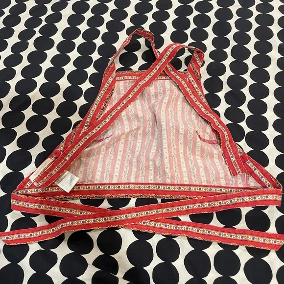 Urban Outfitters UO Brooke Apron Crossback Crop Top, Size Medium - Picture 5 of 9